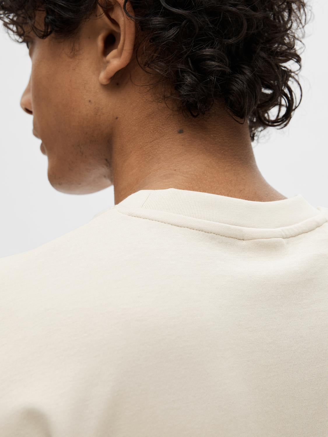 Loose Oscar T-Shirt - Beige/ Oatmeal